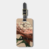 Ruby Red Rose with White Accents Bagagelabel (Voorkant verticaal)