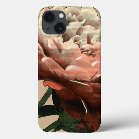 Ruby Red Rose with White Accents Case-Mate iPhone Case (Achterkant)