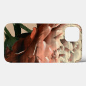 Ruby Red Rose with White Accents Case-Mate iPhone Case (Achterkant (horizontaal))