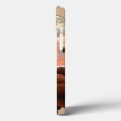 Ruby Red Rose with White Accents Case-Mate iPhone Case (Achterkant / Links)