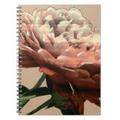 Ruby Red Rose with White Accents Notitieboek (Voorkant)