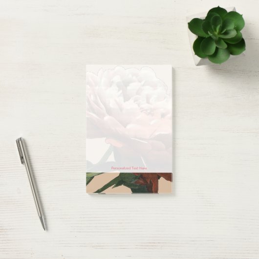 Ruby Red Rose with White Accents Post-it® Notes (Kantoor)