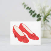 Ruby Red Slippers Briefkaart (Staand voorkant)