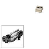 Ruby Red Slippers Dorothy Wood Stamp! Rubberstempel (Gestempeld)