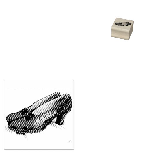 Ruby Red Slippers Dorothy Wood Stamp! Rubberstempel (Gestempeld)