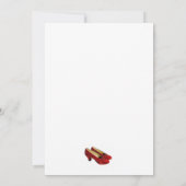 Ruby Red Slippers Schoenen Blank Kaarten Wicked! (Achterkant)