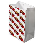 Ruby Red Slippers Schoenen Medium Gift Bag Cadeauzakje (Achterkant Gekanteld)