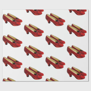 Ruby Red Slippers Schoenen Wrapping Paper voor Oz  Cadeaupapier