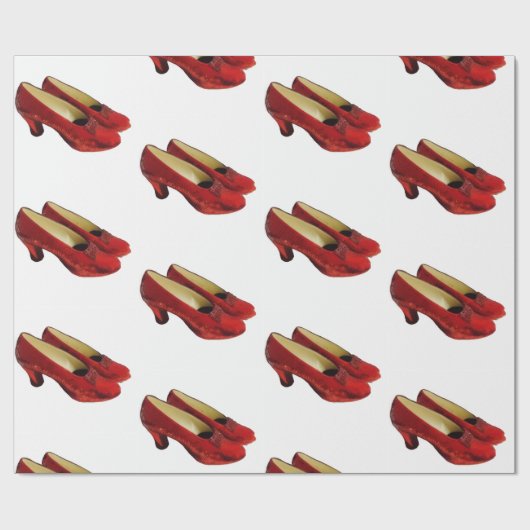 Ruby Red Slippers Schoenen Wrapping Paper voor Oz Cadeaupapier (Vlak)
