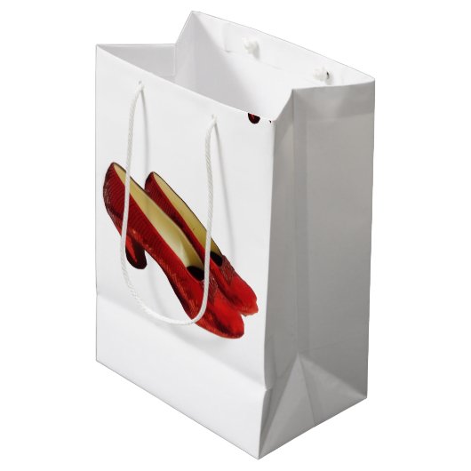 Ruby Red Slippers Schoenen Wrapping Tissue Paper Medium Cadeauzakje (Voorkant Gekanteld)