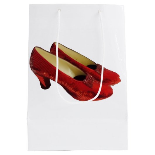 Ruby Red Slippers Schoenen Wrapping Tissue Paper Medium Cadeauzakje (Achterkant)