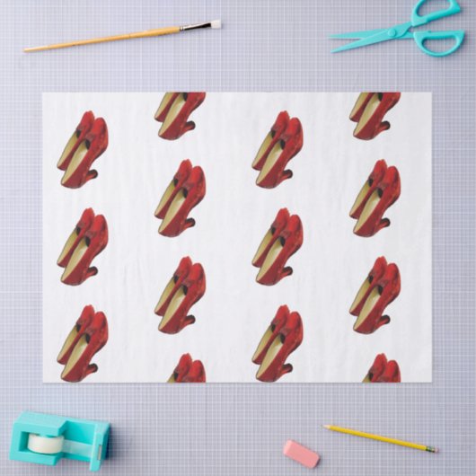 Ruby Red Slippers Schoenen Wrapping Tissue Paper Tissuepapier (Craft)