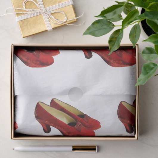 Ruby Red Slippers Schoenen Wrapping Tissue Paper Tissuepapier (Geschenk)