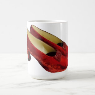 Ruby Red Slippers Shoes Wicked Coffee Mok! Koffiemok