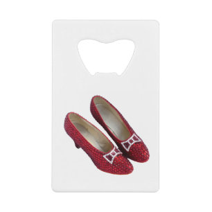 Ruby Red Slippers Wicked CreditCard Bottle Opener Creditkaart Flessenopener