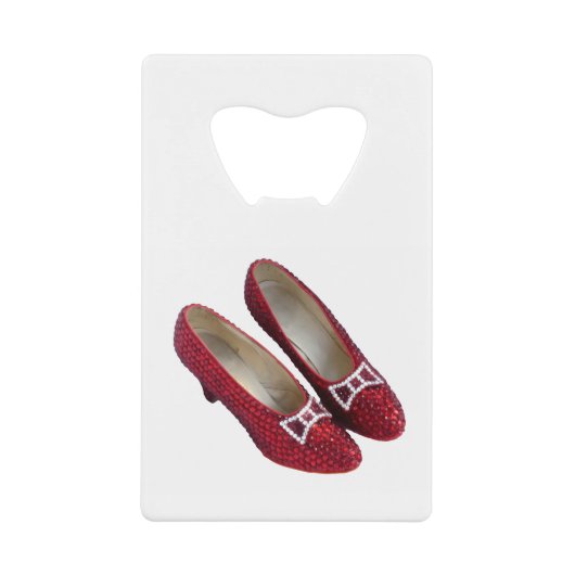 Ruby Red Slippers Wicked CreditCard Bottle Opener Creditkaart Flessenopener (Voorkant)