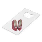 Ruby Red Slippers Wicked CreditCard Bottle Opener Creditkaart Flessenopener (Achterkant Gekanteld)