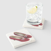 Ruby Red Slippers Wicked Stone Onderzetter! Stenen Onderzetter (Zijkant)