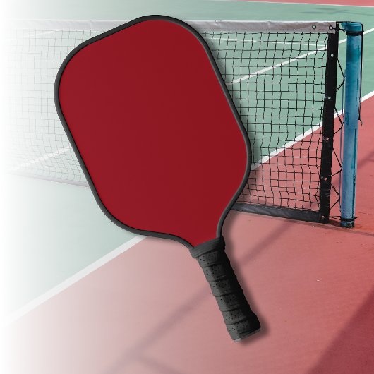 Ruby Red Solid Color | Klassiek | Elegant Pickleball Paddle