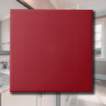 Ruby Red Solid Color | Klassiek | Elegant Tegeltje<br><div class="desc">Ruby Red Solid Color | Klassiek | Elegant | Trendy | Stijlvol | Cadeau</div>