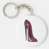 Ruby Red Stiletto Shoe Sleutelhanger (Voorkant)