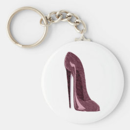 Ruby Red Stiletto Shoe Sleutelhanger