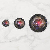 Ruby Red Superreureureuze Star Dust Confetti (Achterkanten)