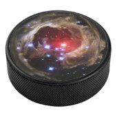 Ruby Red Superreureureuze Star Dust Hockey Puck (3/4)