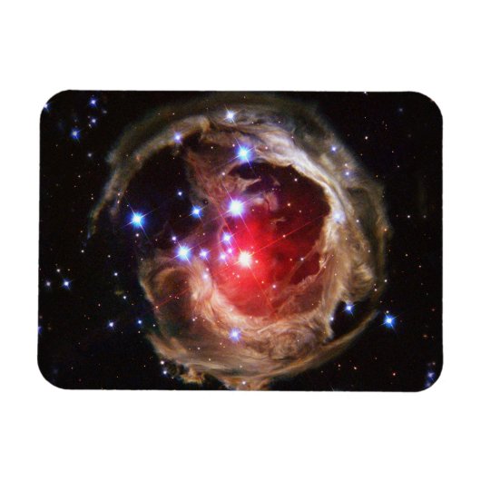 Ruby Red Superreureureuze Star Dust Magneet (Horizontaal)