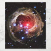 Ruby Red Superreureureuze Star Dust Wijn Etiket (Enkel label)