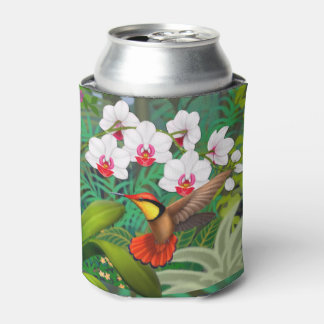 Ruby Red Tropical Hummingbird Koelbox Blikjeskoeler