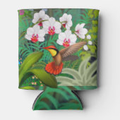 Ruby Red Tropical Hummingbird Koelbox Blikjeskoeler (Voorkant)