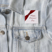 Ruby Red Valentijnsdag Button (In situ)