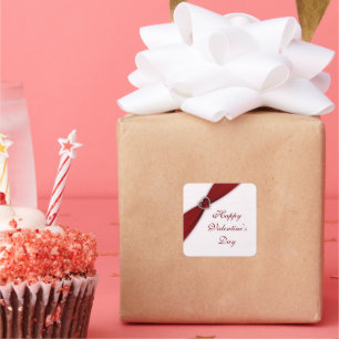 Ruby Red Valentijnsdag Sticker