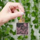 Ruby Red Vines Floral Sleutelhanger (Hand)