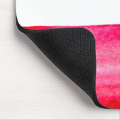 Ruby Red waterverf minimalist Muismat (Hoek)