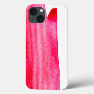 Ruby red waterverf swish Case-Mate iPhone case