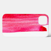 Ruby red waterverf swish Case-Mate iPhone case (Achterkant (horizontaal))