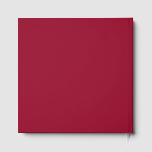 Ruby Red Wedding Gastenboek (Achterkant)