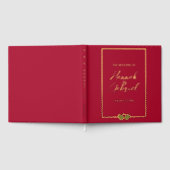 Ruby Red Wedding Gastenboek (Volledig)