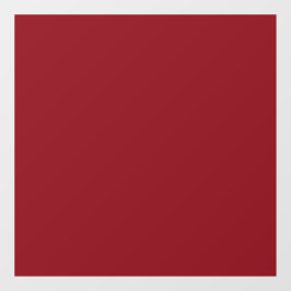 Ruby Red Window Cling 12 Inches Vierkant Raamsticker