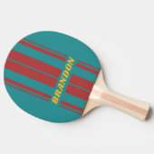 Ruby Reef Board Strepen met Naam Tafeltennisbatje (Zijkant)