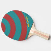 Ruby Reef Cirkel Streep met Naam Tafeltennisbatje (Zijkant)