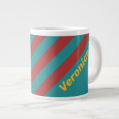 Ruby Reef Strepen met Naam Grote Koffiekop (Voorkant rechts)
