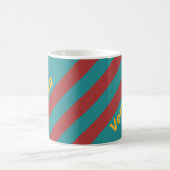 Ruby Reef Strepen met Naam Koffiemok (Center)
