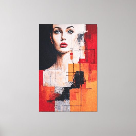 Ruby Reflections Canvas Afdruk (Voorkant)