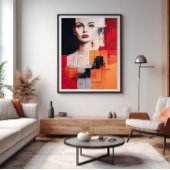 Ruby Reflections Canvas Afdruk