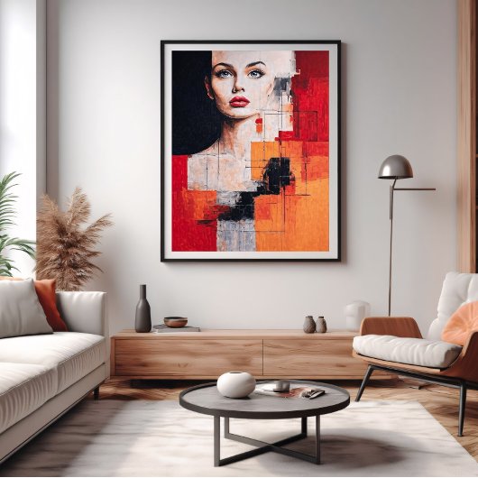 Ruby Reflections Canvas Afdruk