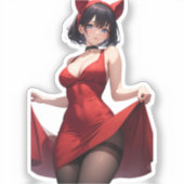 Ruby Reverie Sticker (Voorkant)