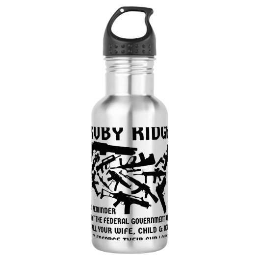 Ruby Ridge een herinnering voor de FBI zal je vrou Waterfles (Voorkant)